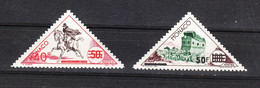 Monaco   -  1956. Cavaliere E Diligenza. Knight And Stagecoach New Values. . MLH. Invisible Hinge - Diligences