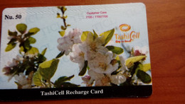 Bhutan - TashiCell Recharge Card - Flowers - Bhutan