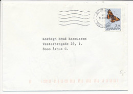 Mi 1048 Solo Cover / Butterfly, Aglais Urticae - 30 September 1993 Østjyllands Postcenter - Lettres & Documents