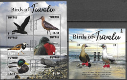 TUVALU , 2021, MNH,BIRDS, BIRDS OF TUVALU,    SHEETLET+S/SHEET - Sonstige
