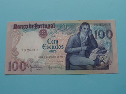 100 Cem ESCUDOS Ouro - 1980 ( FG26011 ) Banco De Portugal ( For Grade, Please See Photo ) UNC ! - Portugal