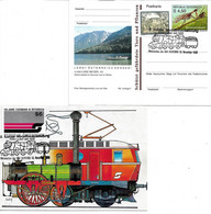 2141c: Zwei Belege Eisenbahn- 3293 Lunz Am See, BSV Scheibbs 1993 - Scheibbs