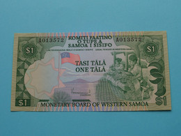 $ 1 - One Tasi Tala ( A013572 ) SAMOA West ( For Grade, Please See Photo ) UNC ! - Samoa