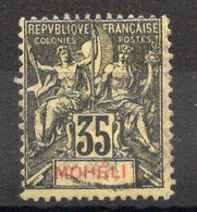 MOHELI Timbre Poste N°9 Oblitéré  TB Cote 5.50€ - Used Stamps