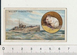 Why White Mice Are Carried On Submarines Animal Souris Blanche à Bord Du Sous-marin Submarine 166/7 - Wills