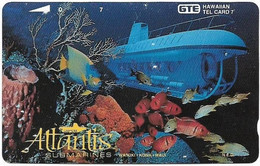 Hawaii - GTE (Tamura) - Atlantis Submarines, 12.1993, 7Units, 2.500ex, Mint - Hawaï