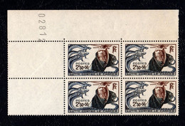 496 - LUTTE CONTRE LE CANCER NEUF** ANNEE 1941 - Bloc De 4 Timbres - Neufs