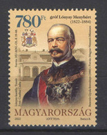 Hungary 2022. Famous Peoples Of Hungary - Menyért Lónyay Stamp MNH (**) - Nuevos