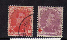 Belgique  - Croix-Rouge  - Neuf*  Et Oblit - 1914-1915 Croix-Rouge