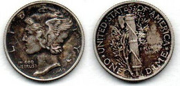 USA 1 Dime 1942 TTB - 1916-1945: Mercury (Mercurio)