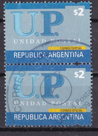 Argentinien Marke Von 2002 O/used (senkrechtes Paar) (A2-9) - Oblitérés