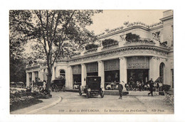 PARIS 16 ème - Bois De Boulogne - Le Restaurant Du Pré Catelan (Voitures) - Arrondissement: 16