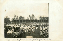 Saumur * Carte Photo * Concours Du 26 Juillet 1908 * équipe " La Liberté " Sport Gym Gymnastique - Saumur