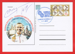 Matej Toth, Olympic Champion Rio2016, Sports Walking 50km, Banska Bystrica 2017 (Slovakia) - Autographe - Eté 2016: Rio De Janeiro