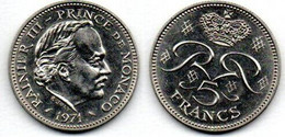 Monaco 5 Francs 1971 SUP - 1960-2001 Franchi Nuovi