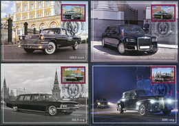 Russia. 2020. Cars Of The First Persons Of The State. Moscow (Mint) Set - Cartes Maximum