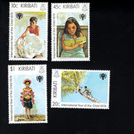 1555616116 1979 (XX) SCOTT 345 348 POSTFRIS MINT NEVER HINGED - YEAR OF THE CHILD - Kiribati (1979-...)