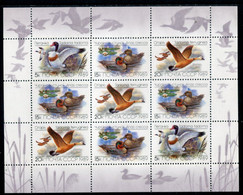 SOVIET UNION 1989 Waterfowl Sheetlet MNH / **.  Michel 5965-67 Kb - Blokken & Velletjes