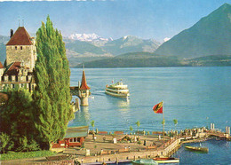 Schweiz - BE: Schloß Oberhofen - Oberhofen Am Thunersee