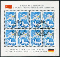 SOVIET UNION 1989 Europa: Our Common Home Sheetlet Used.  Michel 5955 Kb - Blokken & Velletjes