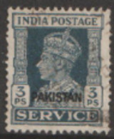Pakistan  1947  SG  1  3ps   Fine Used - Pakistan