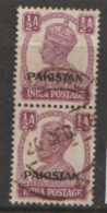 Pakistan  1947  SG  2  1/2a   Fine Used  Pair - Pakistan