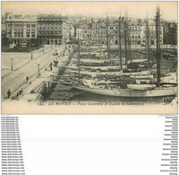Top Promotion : 76 LE HAVRE. Place Gambetta Et Yachts Au Bassin Du Commerce 1926 - Zonder Classificatie