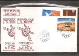 Espace - Opération VIKING Sur Mars ( 4 FDC Du Niger De 1977 à Voir) - Afrique