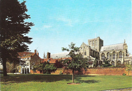 WINCHESTER CATHEDRAL, WINCHESTER, HAMPSHIRE,  ENGLAND.  UNUSED POSTCARD Lg8 - Winchester