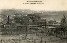 S10216 Cpa 19 Ussel - La Gare, Vue Générale - Ussel