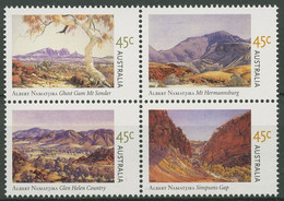 Australien 2002 100. Geburtstag Albert Namatjira Gemälde 2142/45 ZD Postfrisch - Mint Stamps