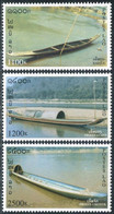 Laos 1998 - Yt 1320/1322 ; Mi 1635/1637 ; Sn 1387/1389 MNH Pirogues - Laos