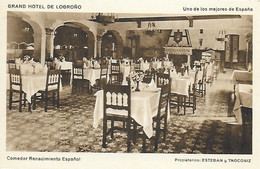 Esp)   SALAMANCA  -  Grand Hotel De Logrono - Uno De Los Mejores De Espana - Comedor Renacimientos Espanol - Salamanca