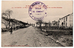 MILITARIA. 14-18 CACHET Du 115e REGIMENT TERRITORIAL D'INFANTERIE.TRAIN De COMBAT. C.P LA SALLE (88) - Oorlog 1914-18