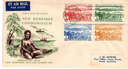 New Hebrides British 1957 Scenes , First Day Cover - FDC