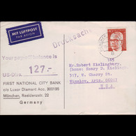 GERMANY 1971 - Card Used-A Bank Notice - Brieven En Documenten