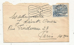Lettre , SUISSE ,GENEVE 1 , EXP. LETTRES , 1949 , 2 Scans - Marcophilie