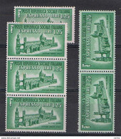 R.S.I.:  1944  ESPRESSO  PALERMO  -  £. 1,25  VERDE  N. -  RIPETUTO  6  VOLTE  -  PICCOLE  OSSIDAZIONI  -  SASS. 23 - Express Mail