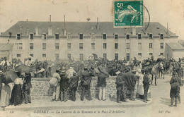 23 - GUERET - La CASERNE De La REMONTE Et Le PARC D' ARTILLERIE - CARTE ANIMEE TRES BON ETAT - Guéret