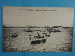 Rio De Janeiro Barcos Esperando A Paqueta - Rio De Janeiro