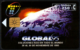 ESPANA 1995 - CABITEL - PHONE CARD - GLOBAL '95 - SOLUCIONES RDSI EN TODO EL MUNDO - Telefoni