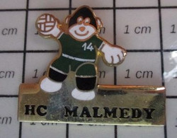 1522 Pin's Pins / Beau Et Rare / THEME : SPORTS / CLUB HAND BALL MALMEDY Région Wallonne Dans La Province De Liège - Handball