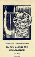 1947 ENTETE COMPAGNIE THEATRALE MAURICE LECOMTE L’ AVANT SCENE Lille Signée V.SCANS - Programme