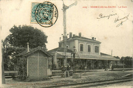 Sermaize Les Bains * 1904 * La Gare * Ligne Chemin De Fer De La Marne - Sermaize-les-Bains