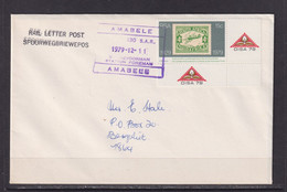 SOUTH AFRICA - 1979 Local Rail Letter Post Cover As Scans - Covers & Documents