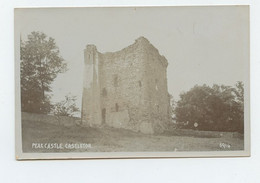 CASTLETON, Derbyshire, Peak Castle - REAL PHOTO Postcard 1908 Aprox.  ( 2 Scans ) - Derbyshire