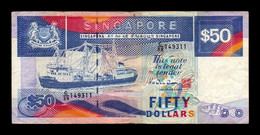 Singapur Singapore 50 Dollars 1987 Pick 22b BC/MBC F/VF - Singapore
