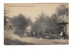 DH1018 - SOMME - BEAUVAL - ABREUVOIR DE LA RUE DE CANDAS - Beauval