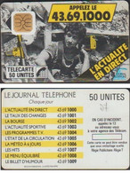 D7.000 JOURNAL TELEPHONE TELECARTE PRIVEE 50 U PUCE SOL 1   COTE 310€ - 50 Einheiten