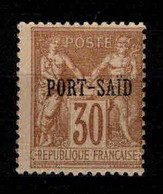 Port Saïd - 1899  -  Type Sage  - N°12 - Neufs * - - Ongebruikt